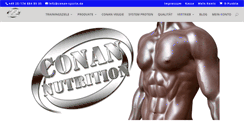 Desktop Screenshot of conan-nutrition.com